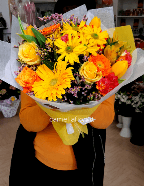 Fiori misti giallo/arancio