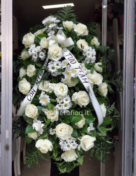 Cuscino funebre delicato