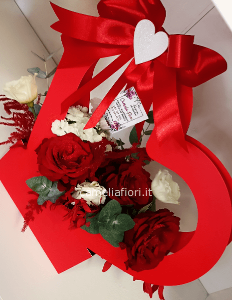 Cuore con rose